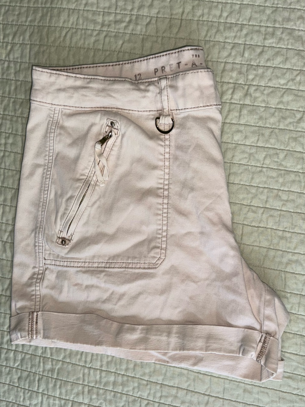 White House Black Market Pret A Play Cream Outdoor Hikin shorts